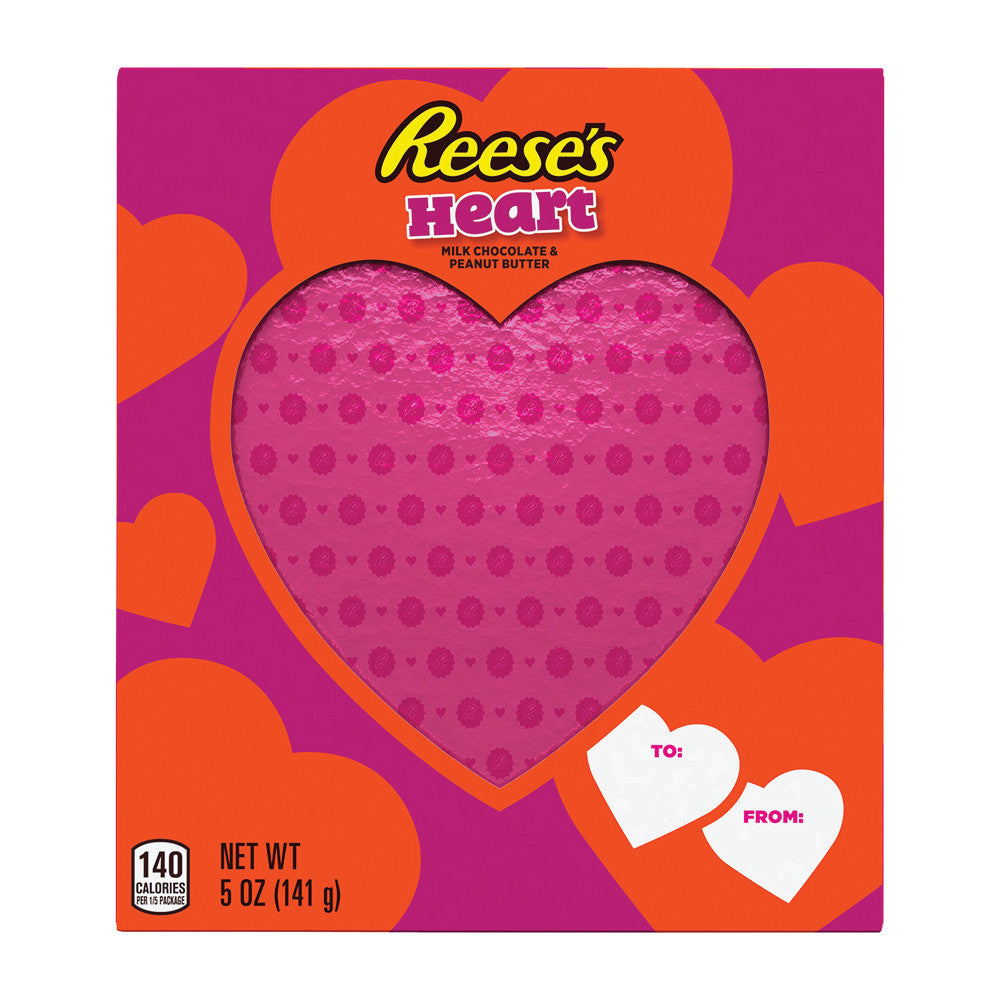 Wholesale Reese'S Peanut Butter Foiled Heart 5 Oz- Bulk