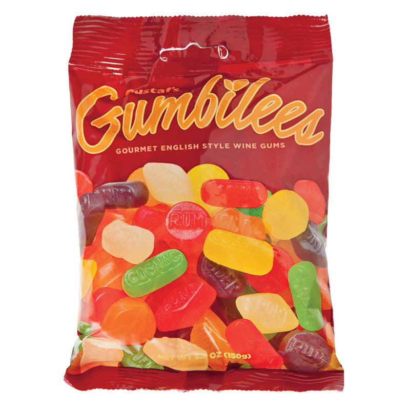 Wholesale Gustaf's Gumbilees Wine Gums 5.2 Oz Peg Bag- Bulk