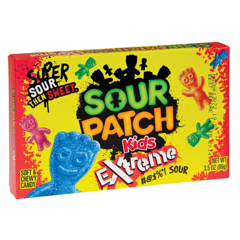 Wholesale Sour Patch Kids Extreme 3.5 Oz Theater Box Bulk