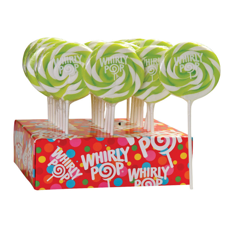 Wholesale Whirly Pop Green Apple Bright Green And White 1.5 Oz Bulk