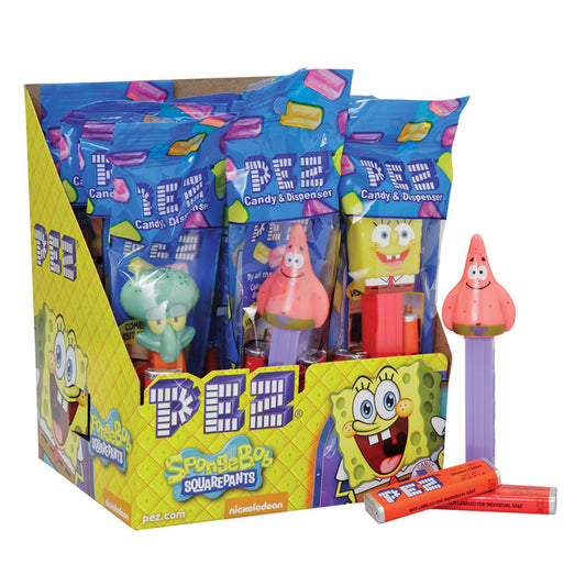 Wholesale Pez Spongebob Assortment 0.58 Oz- Bulk