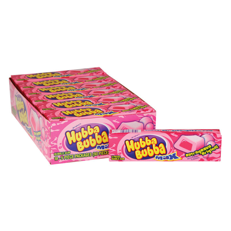 Wholesale Hubba Bubba Max Outrageous Original Gum Bulk