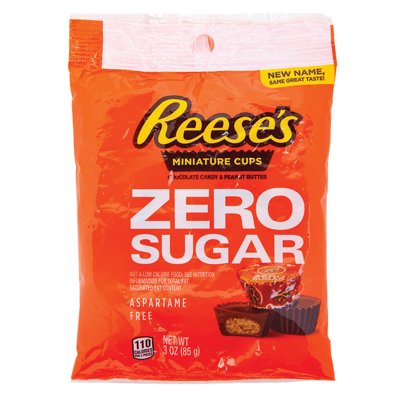 Wholesale Reese's Zero Sugar 3 Oz Peg Bag- Bulk