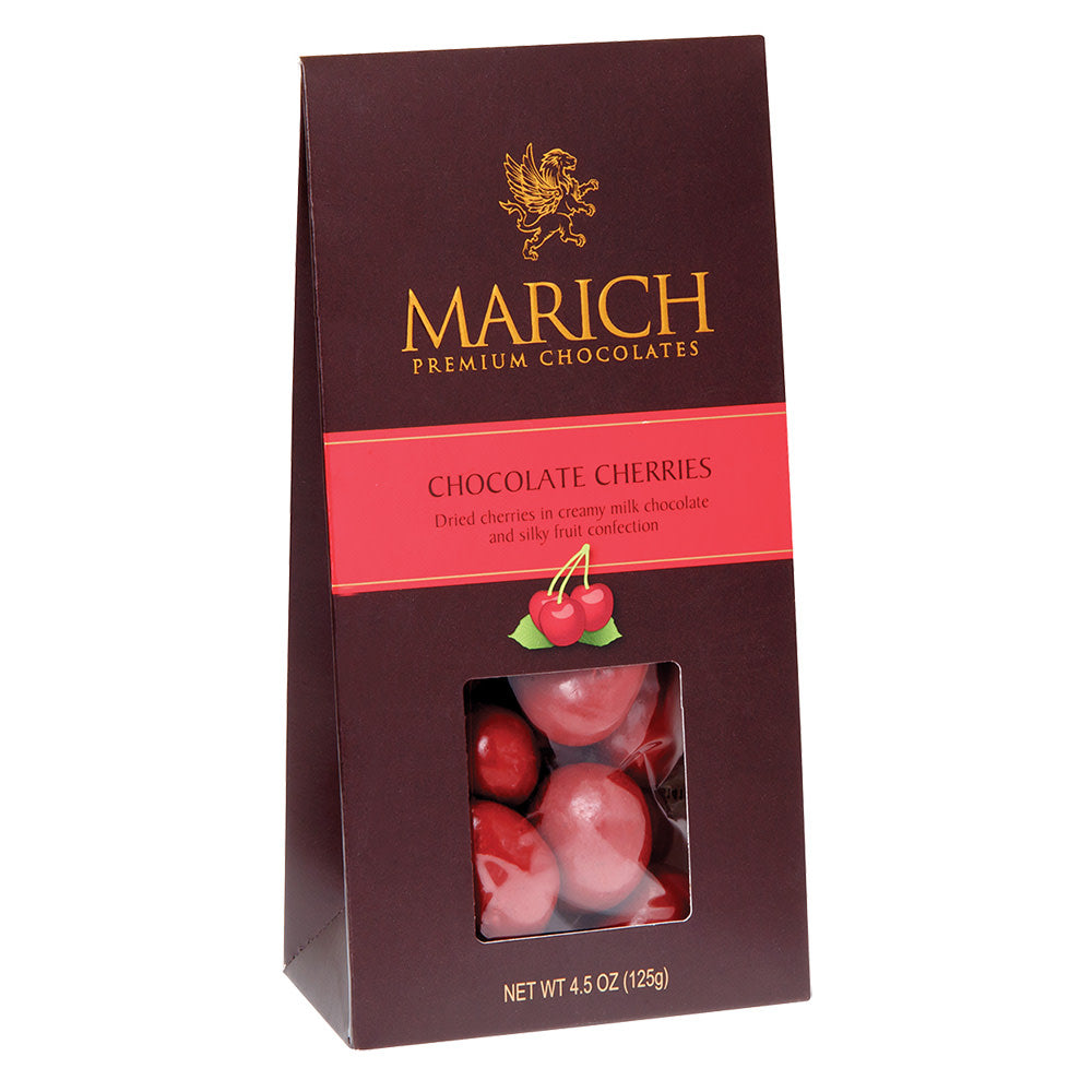 Marich Chocolate Cherries 4.5 Oz Gable Box