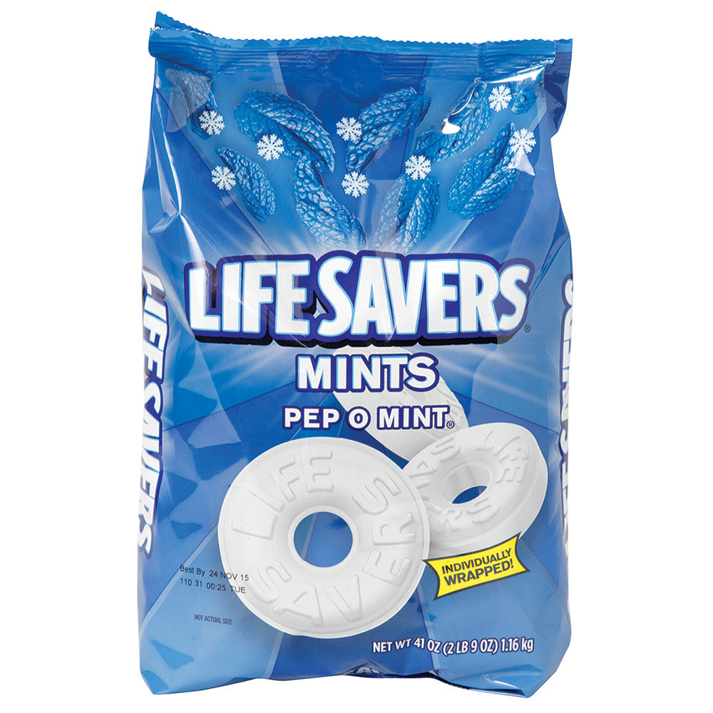 Wholesale Lifesavers Pep O Mint Mints 41 Oz Bag- Bulk