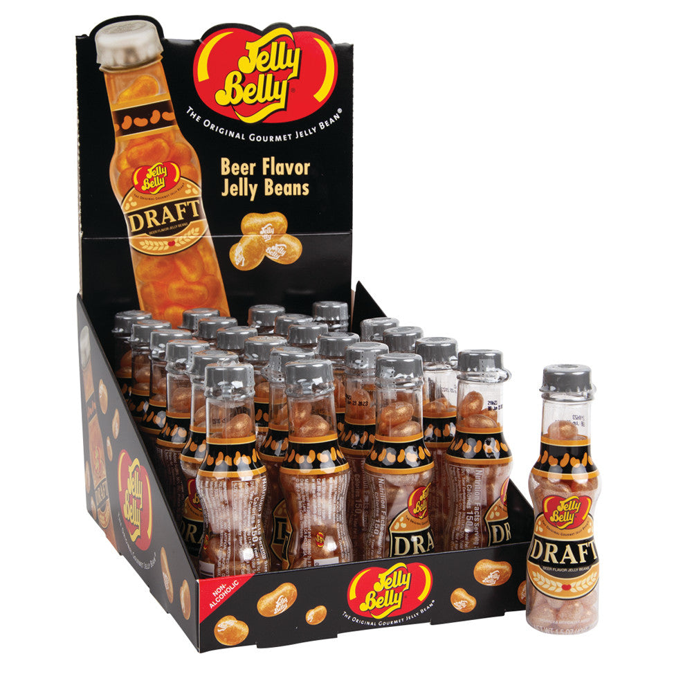 Wholesale Jelly Belly Draft Beer Jelly Beans Bottle 1.5 Oz-48ct Case Bulk