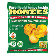 Wholesale Honees Menthol Cough Drops 20 Pc Peg Bag- Bulk