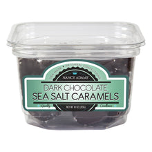 Wholesale Nancy Adams Dark Chocolate Sea Salt Caramels 10 Oz Tub- Bulk
