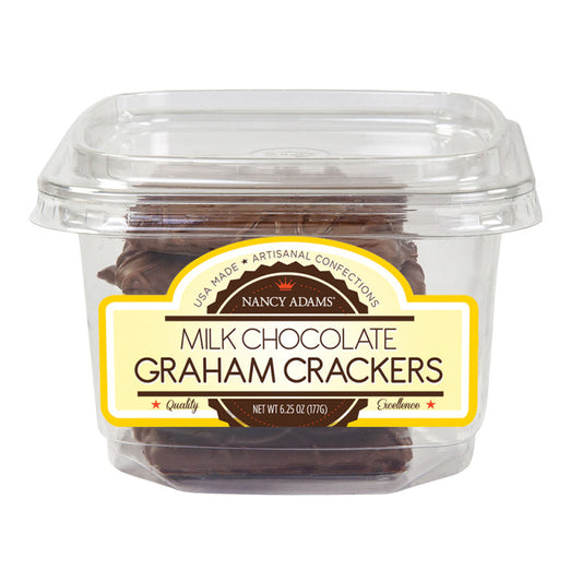 Wholesale Nancy Adams Milk Chocolate Graham Crackers 6.25 Oz Tub- Bulk