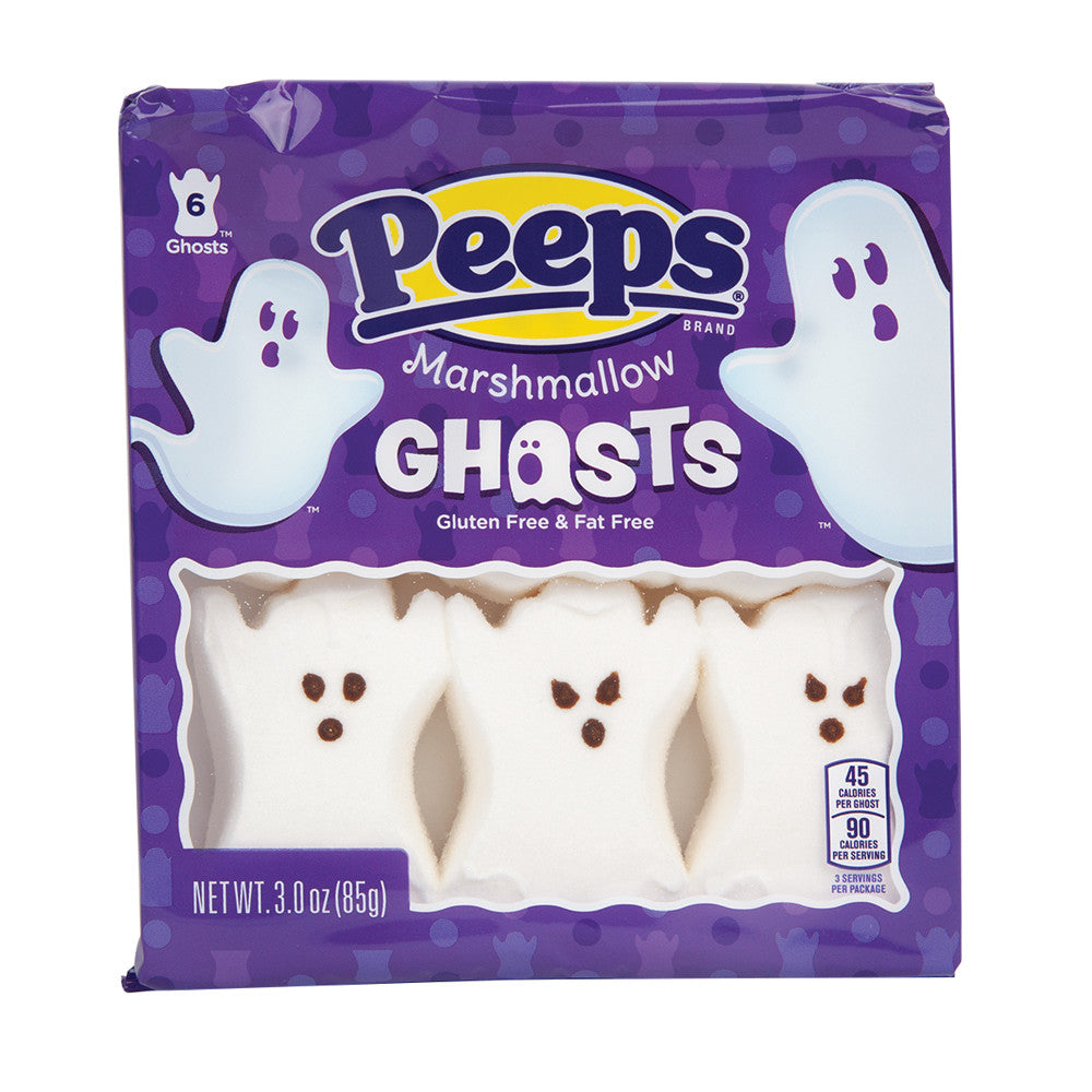Wholesale Peeps Marshmallow Ghosts 3 Pc 1.5 Oz Tray Bulk