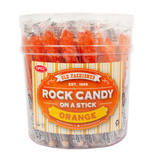 Wholesale Espeez Rock Candy Orange Sticks Tub 0.8 Oz- Bulk