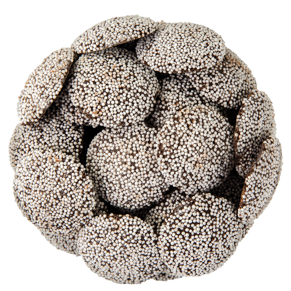 Wholesale Guittard Dark Chocolate Nonpareils With White Seeds- Bulk
