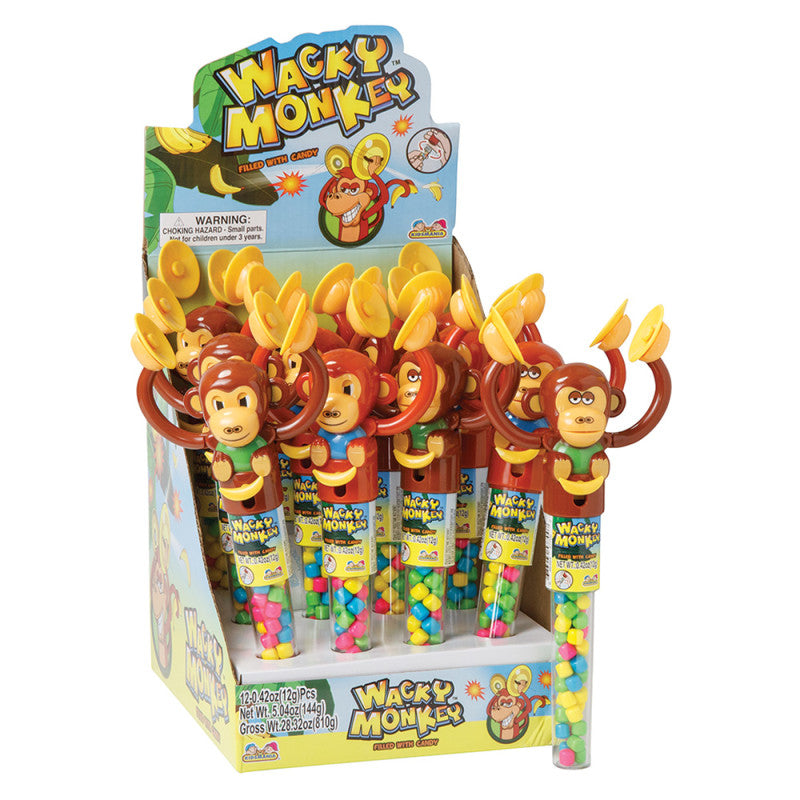 Wholesale Wacky Monkey Filled With Candy 0.42 Oz Bulk