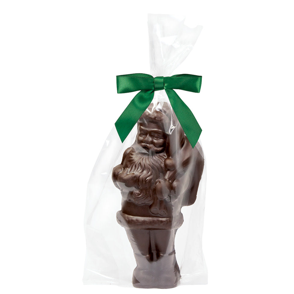 Wholesale Nancy Adams Solid Belgian Dark Chocolate Santa 15 Oz-12ct Case Bulk