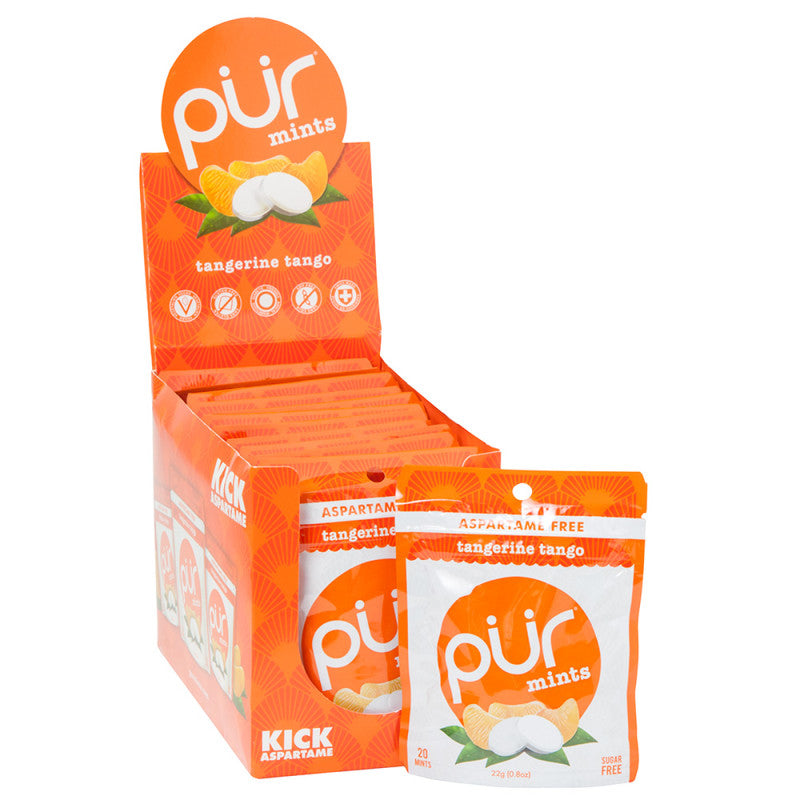Wholesale Pur Tangerine Tango Mints 0.78 Oz Pouch Bulk