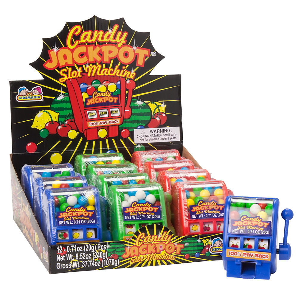 Candy Jackpot Slot Machine Candy Dispenser