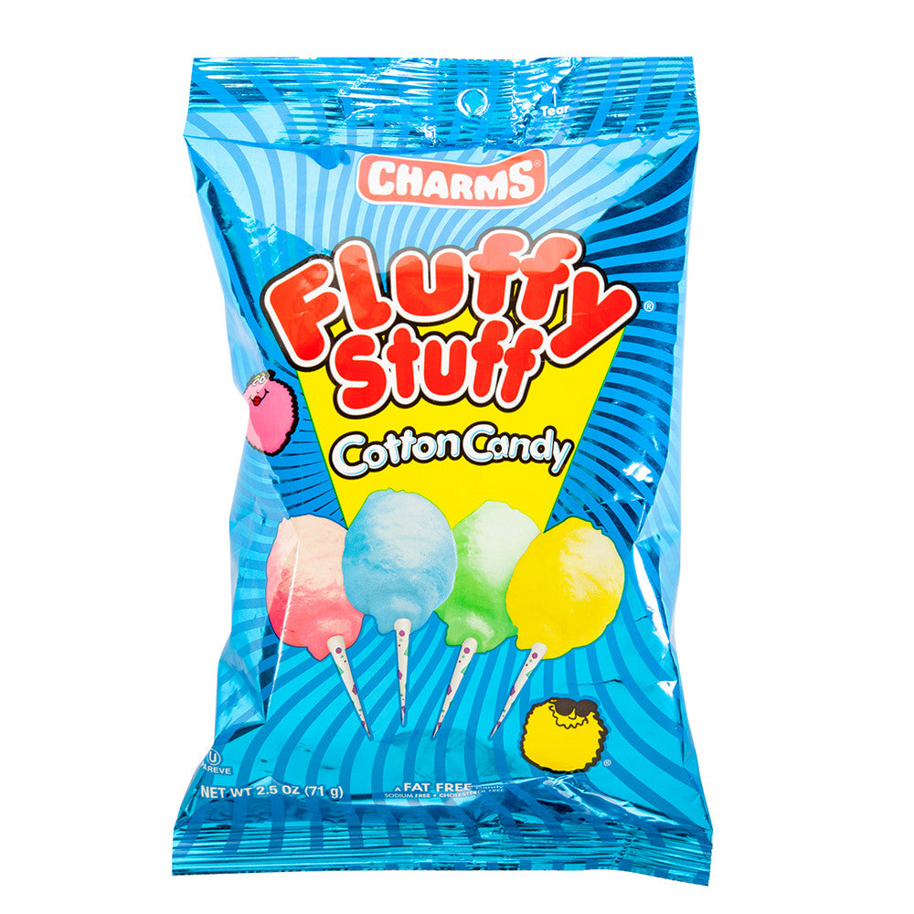 Wholesale Cotton Candy Fluffy Stuff 2.5 Oz Pouch- Bulk