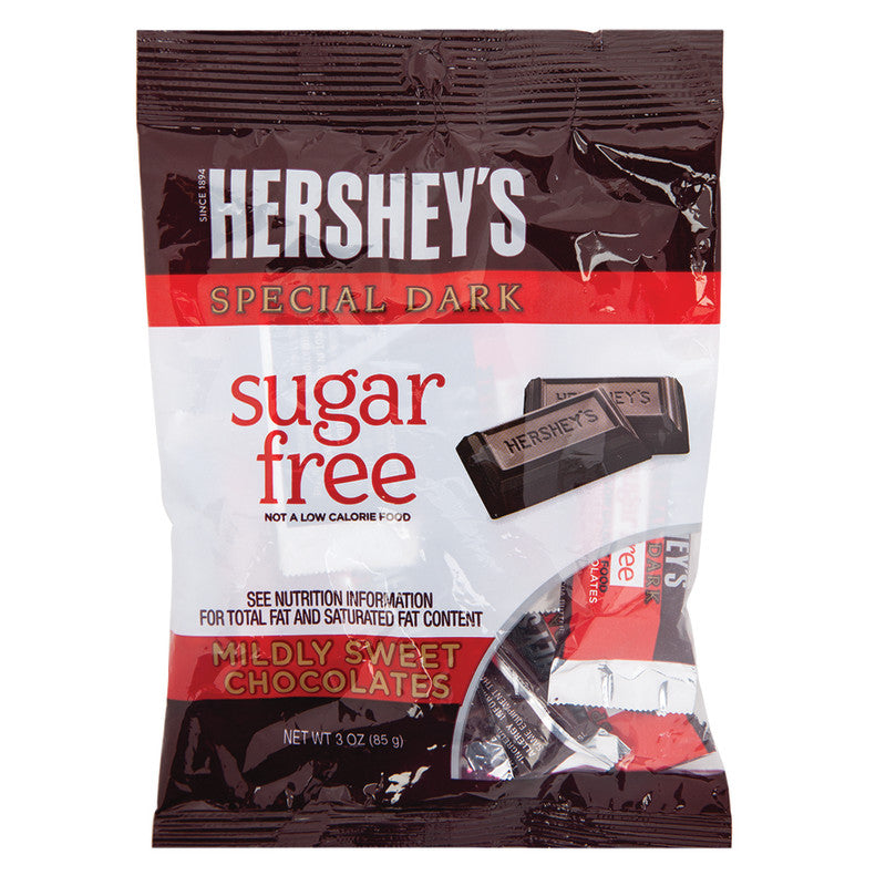 Wholesale Hershey's Special Dark Sugar Free Peg Bag 3 Oz Bulk