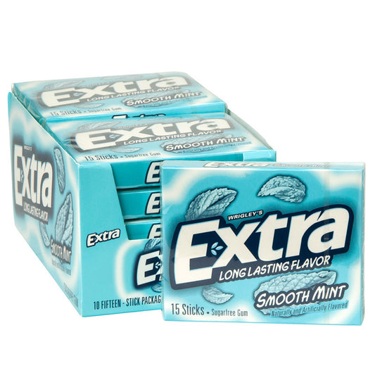 Wholesale Extra Sugar Free Smooth Mint Gum- Bulk