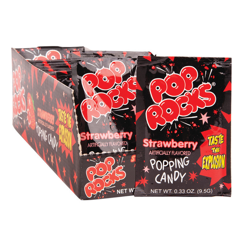 Wholesale Pop Rocks Strawberry 0.33 Oz- Bulk