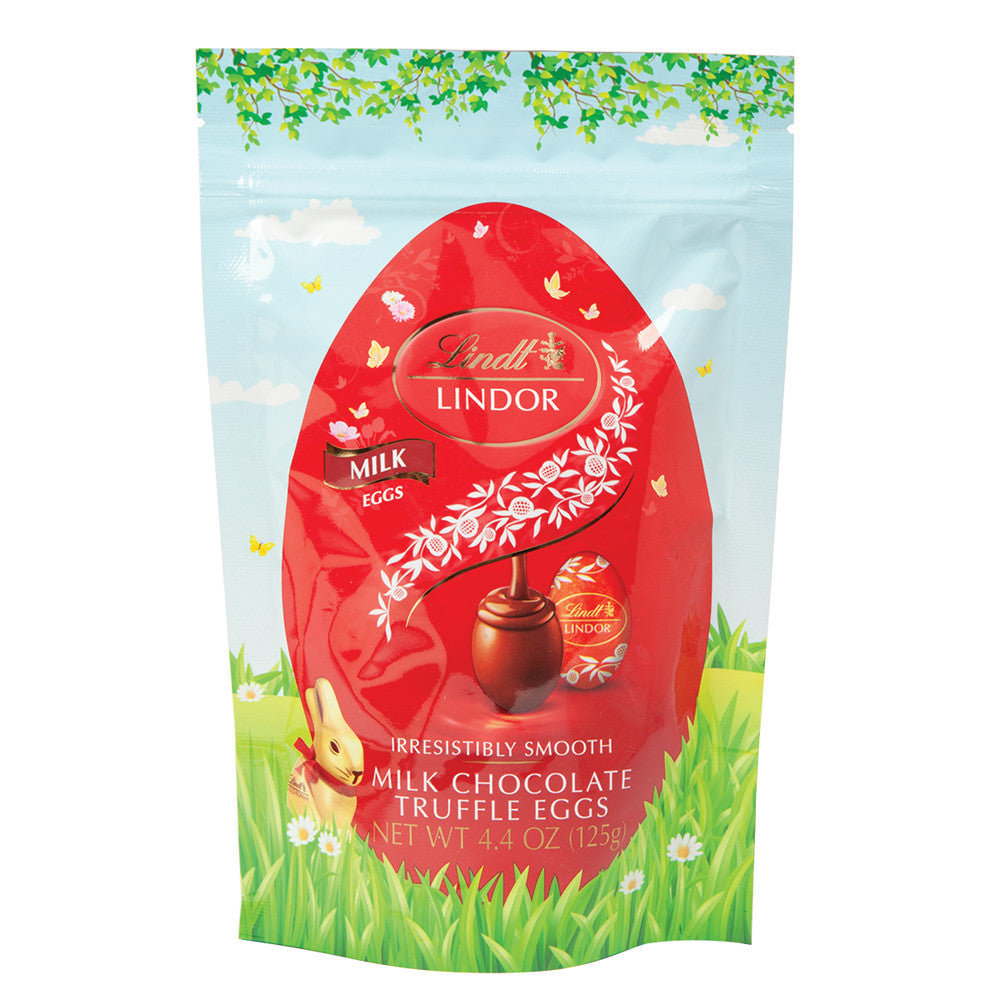 Wholesale Lindt Lindor Milk Chocolate Truffle Eggs 4.4 Oz Pouch- Bulk