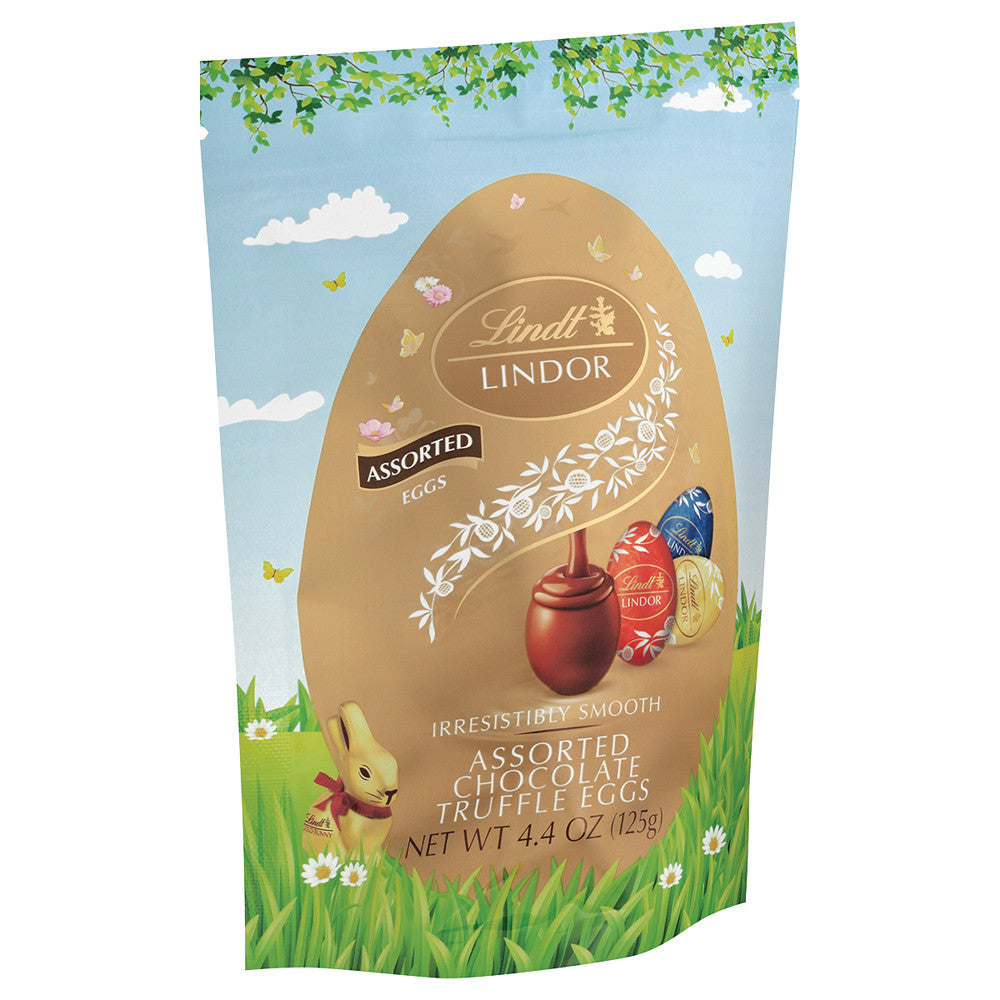 Wholesale Lindt Lindor Assorted Chocolate Truffle Eggs 4.4 Oz Pouch- Bulk