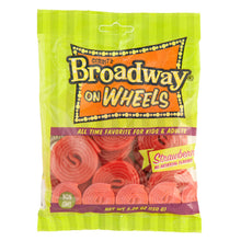 Wholesale Gerrit's Broadway On Wheels Strawberry Licorice 5.29 Oz Peg Bag- Bulk