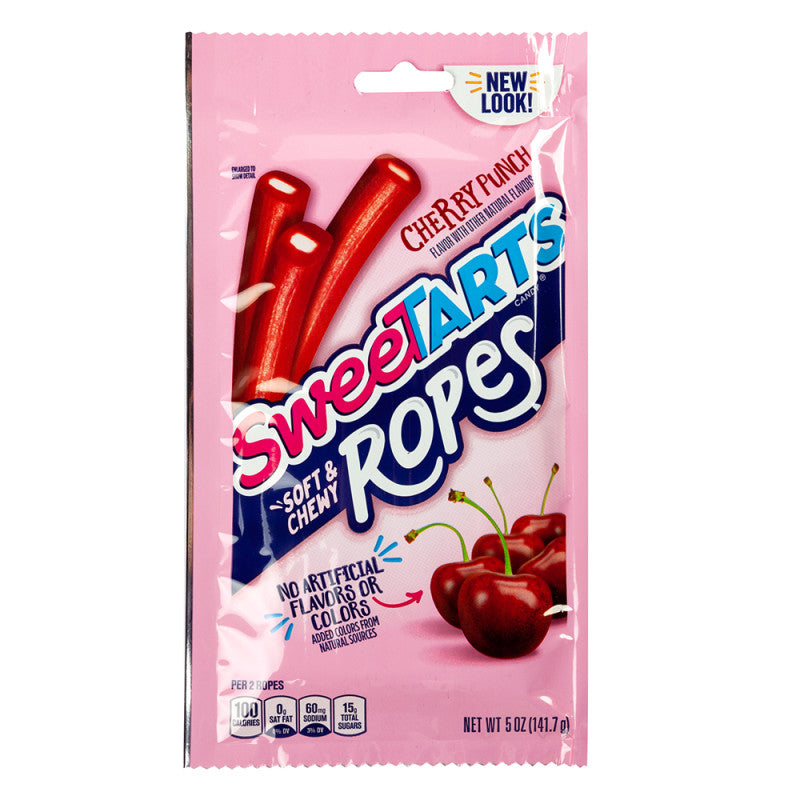 Wholesale Sweetarts Chewy Ropes Cherry Punch 5 Oz Peg Bag- Bulk