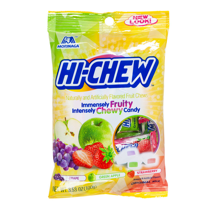 Wholesale Hi Chew Regular Mix 3.53 Oz Peg Bag Bulk