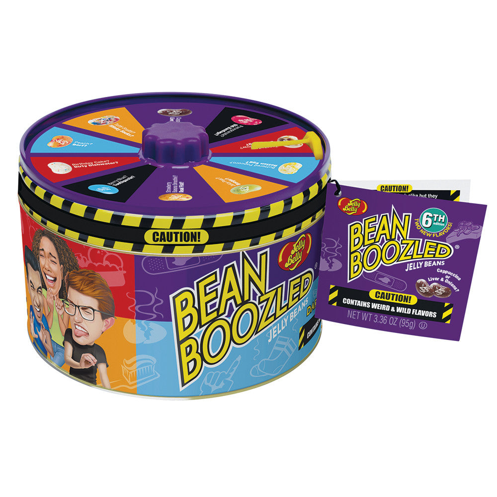 Jelly Belly Beanboozled Jelly Beans 3.36 Oz Spinner Tin