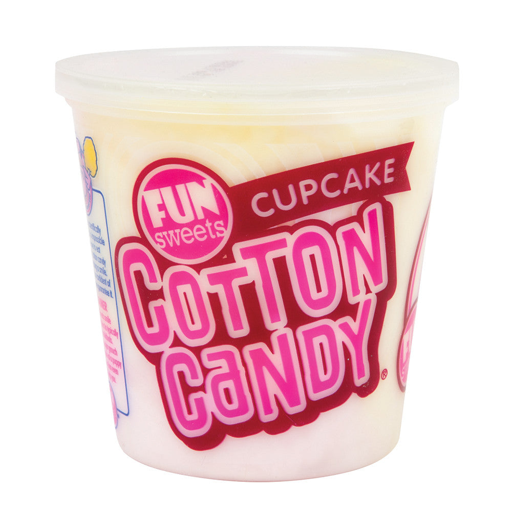 Fun Sweets Cupcake Cotton Candy 1.5 Oz Tub