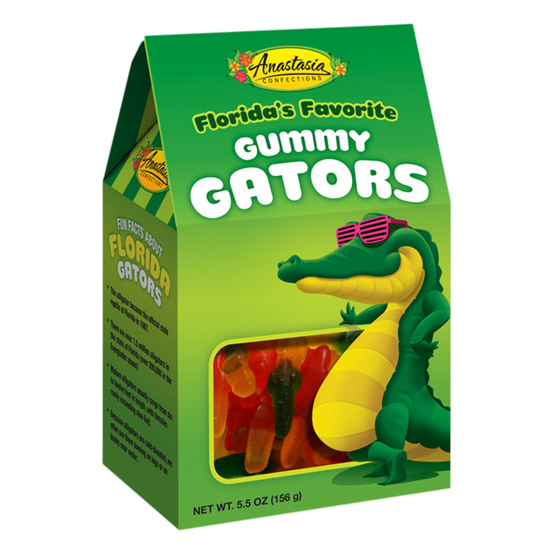Wholesale Anastasia Gummy Gators 5.5 Oz Gable Box *Fl Dc Only* Bulk