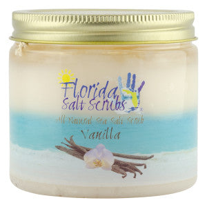 Wholesale Florida Salt Scrubs Sea Salt Vanilla Scrub 24.2 Oz Jar *Fl Dc Only* Bulk