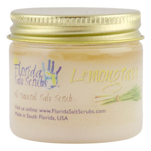 Wholesale Florida Salt Scrubs Lemongrass Scrub 2.9 Oz Jar *Fl Dc Only* Bulk