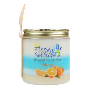 Wholesale Florida Salt Scrubs Sea Salt Orange Scrub 2.9 Oz Jar *Fl Dc Only* Bulk