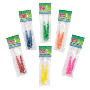 Wholesale Gator Legs Assorted Rock Candy Flavors *Fl Dc Only* Bulk