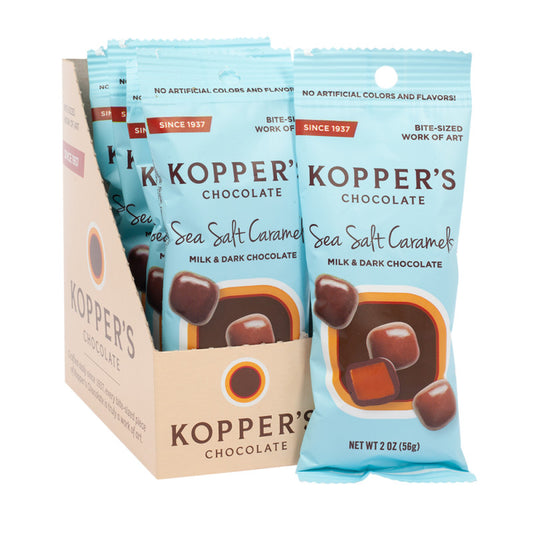 Wholesale Kopper's Sea Salt Caramel 2 Oz Bag- Bulk