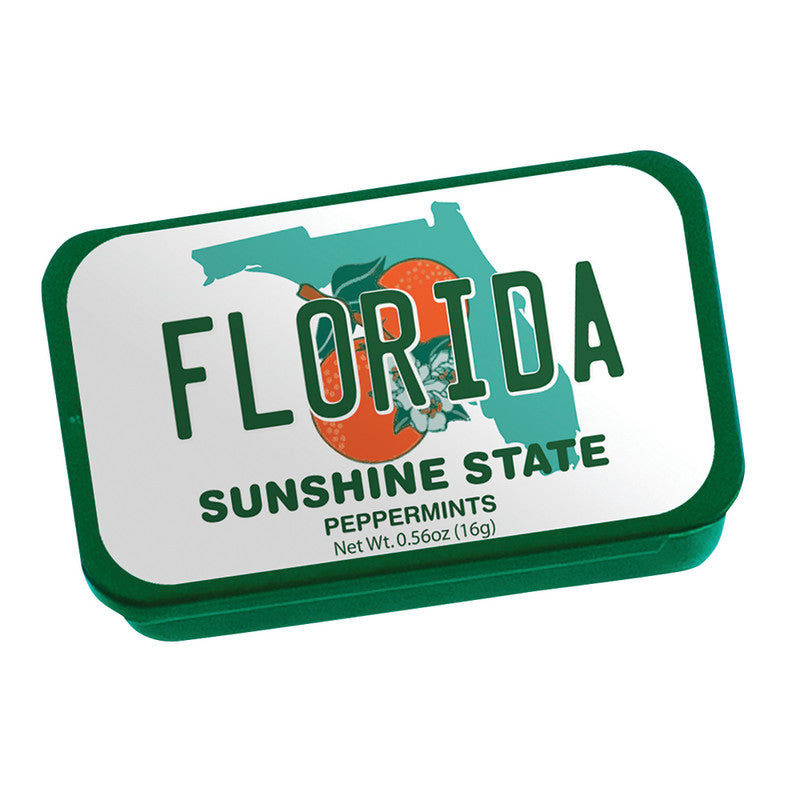 Wholesale Florida License Plate Mint Tin 0.56 Oz *Fl Dc Only*- Bulk