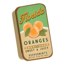 Wholesale Florida Sweet Oranges Mint 0.56 Oz Tin *Fl Dc Only*- Bulk