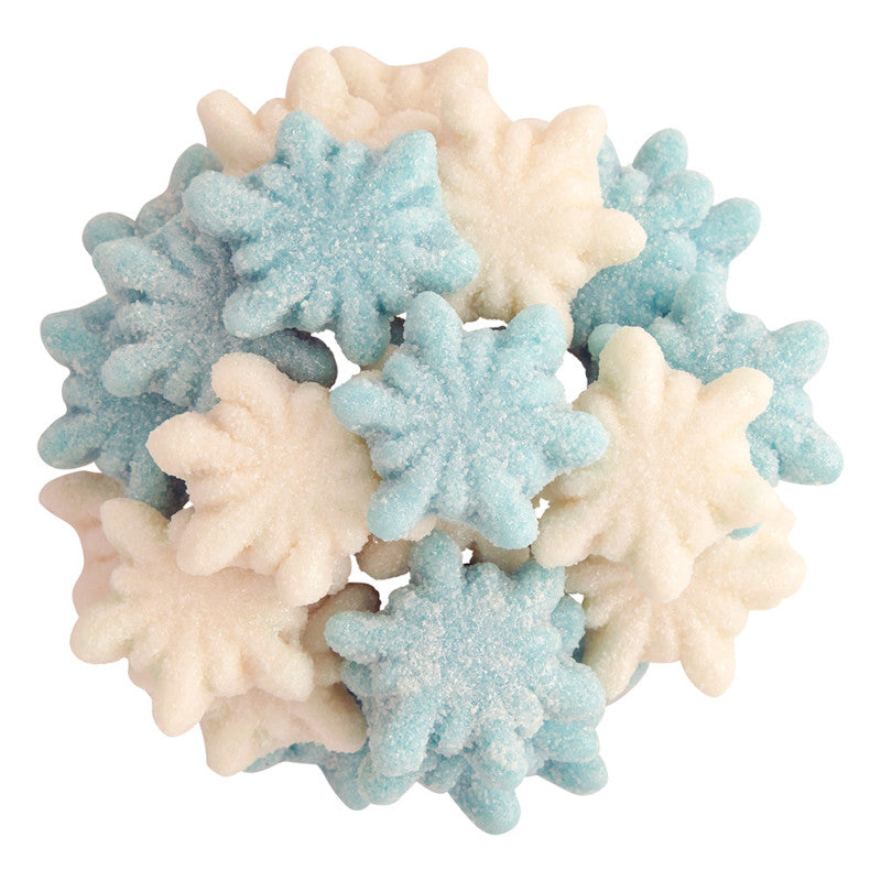 Wholesale Vidal Gummy Glitter Snowflakes - 26.40lb Case Bulk