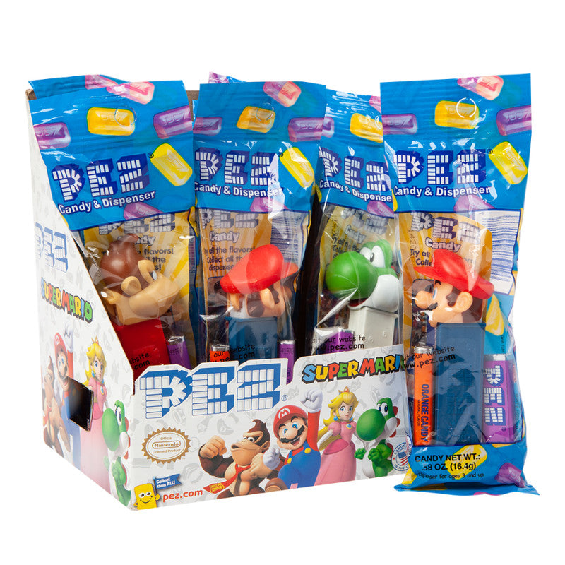 Wholesale Pez Nintendo Assortment 0.58 Oz Bulk