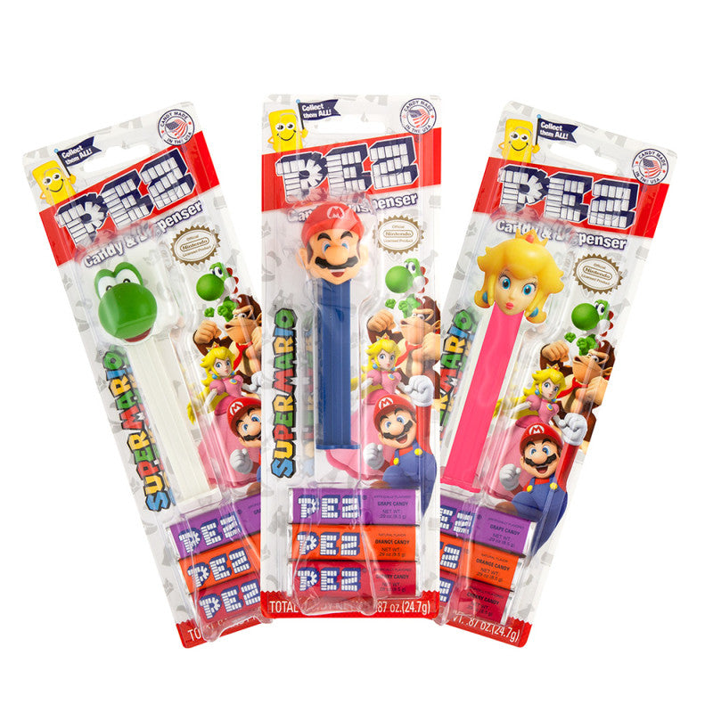Wholesale Pez Nintendo Assortment Blister Pack 0.87 Oz- Bulk