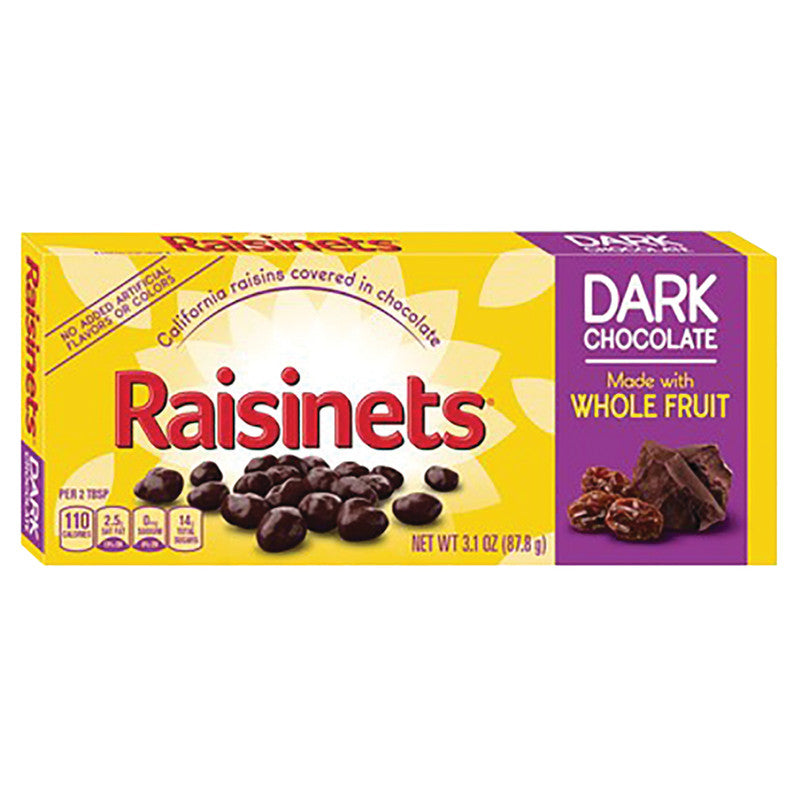 Wholesale Raisinets Dark Chocolate 3.1 Oz Theater Box- Bulk