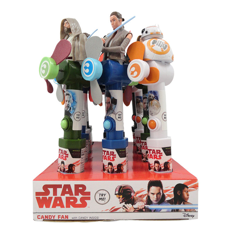 Wholesale Star Wars Episode 8 Character Fan With Candy Bulk