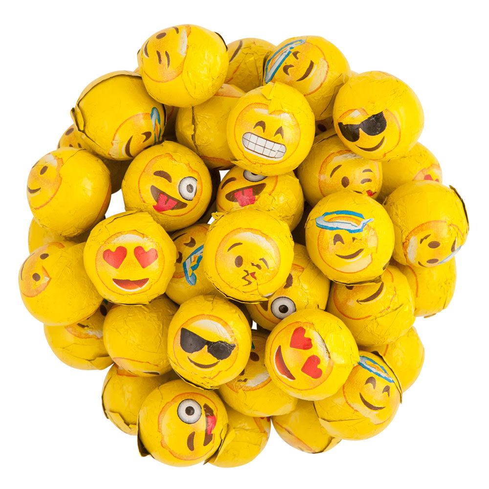 Madelaine Milk Chocolate Foiled Emoji Balls