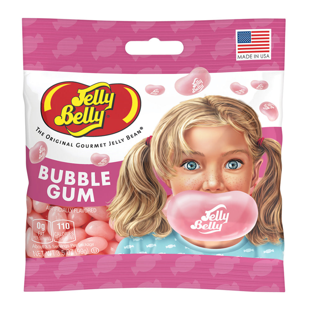 Jelly Belly Bubblegum Jelly Beans 3.5 Oz Bag