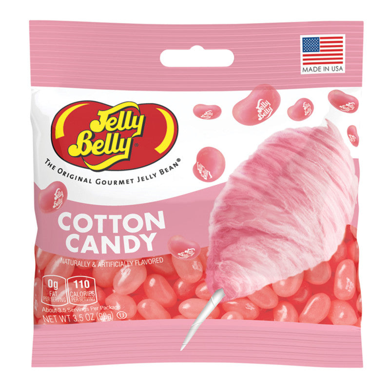 Wholesale Jelly Belly Cotton Candy Jelly Beans 3.5 Oz Bag Bulk