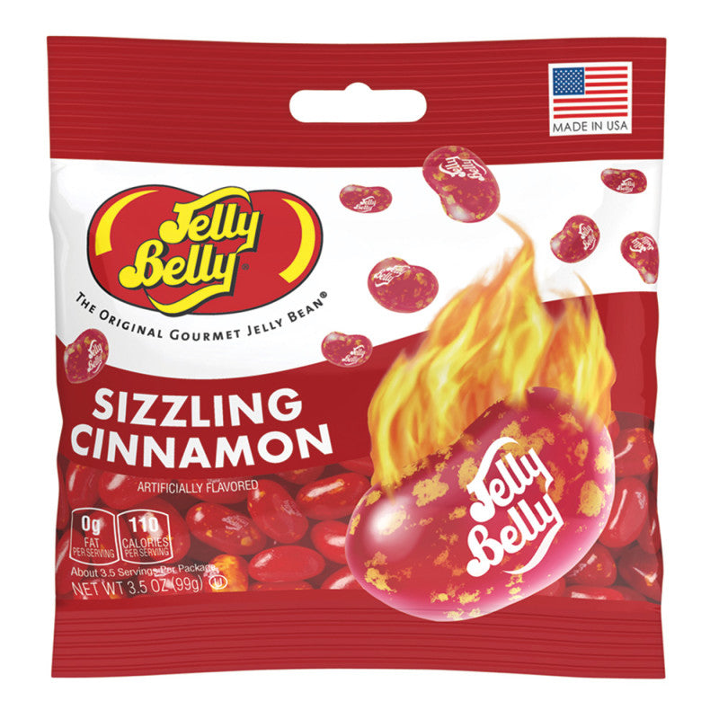 Wholesale Jelly Belly Sizzling Cinnamon Jelly Beans 3.5 Oz Bag Bulk