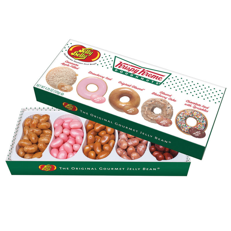 Wholesale Jelly Belly Krispy Kreme 5 Flavor 4.25 Oz Box- Bulk