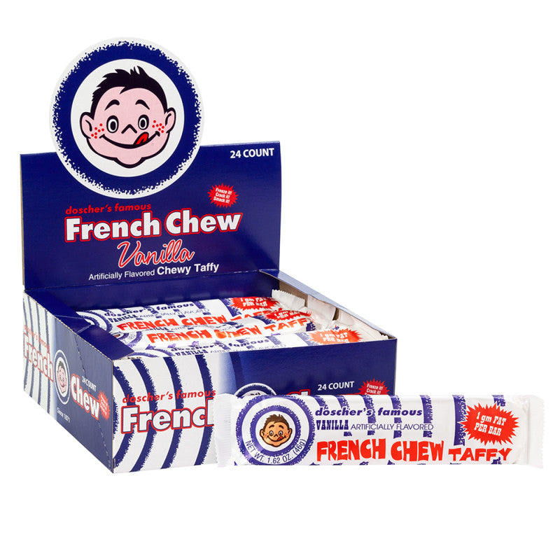 Wholesale Doscher's Vanilla French Chew Taffy 1.62 Oz Bulk